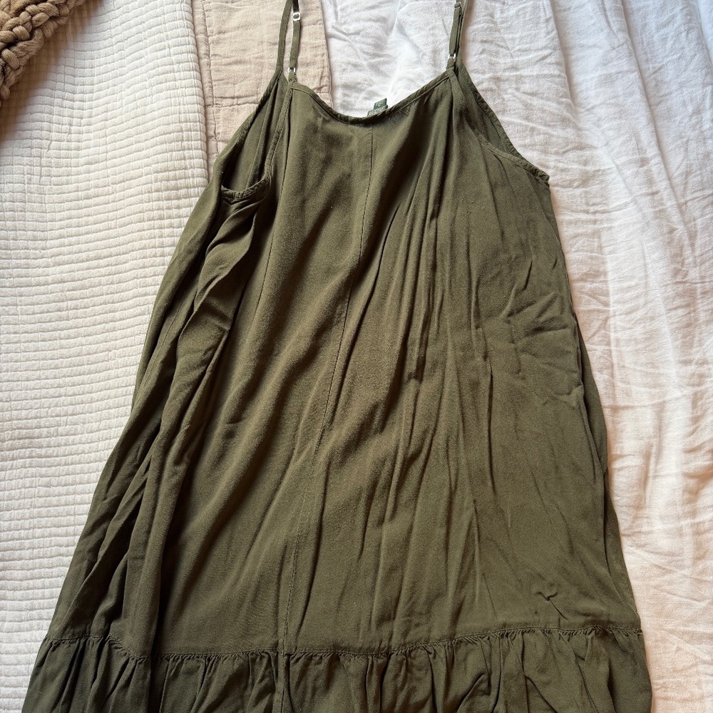 Wild Fable Dress, Size XL, Army Green